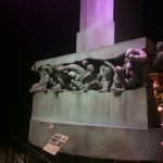 The main entrance statue at the Ministry of Magic in the Deathly Hallows