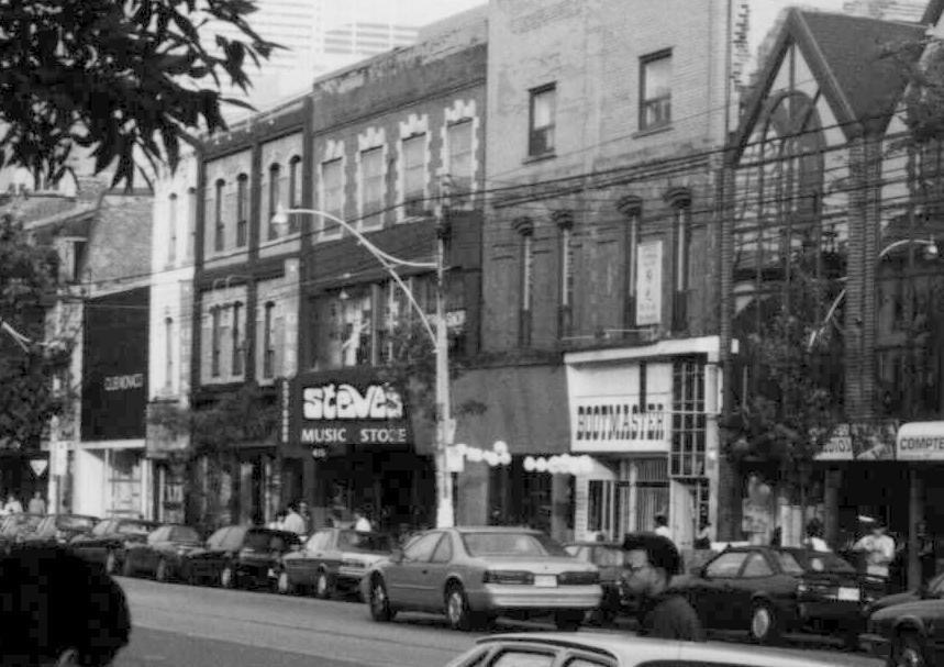 1980 An old photo of Steve's Music store