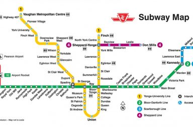 Picture of Toronto Subway Map