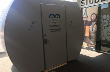 The Mamava breastfeeding station