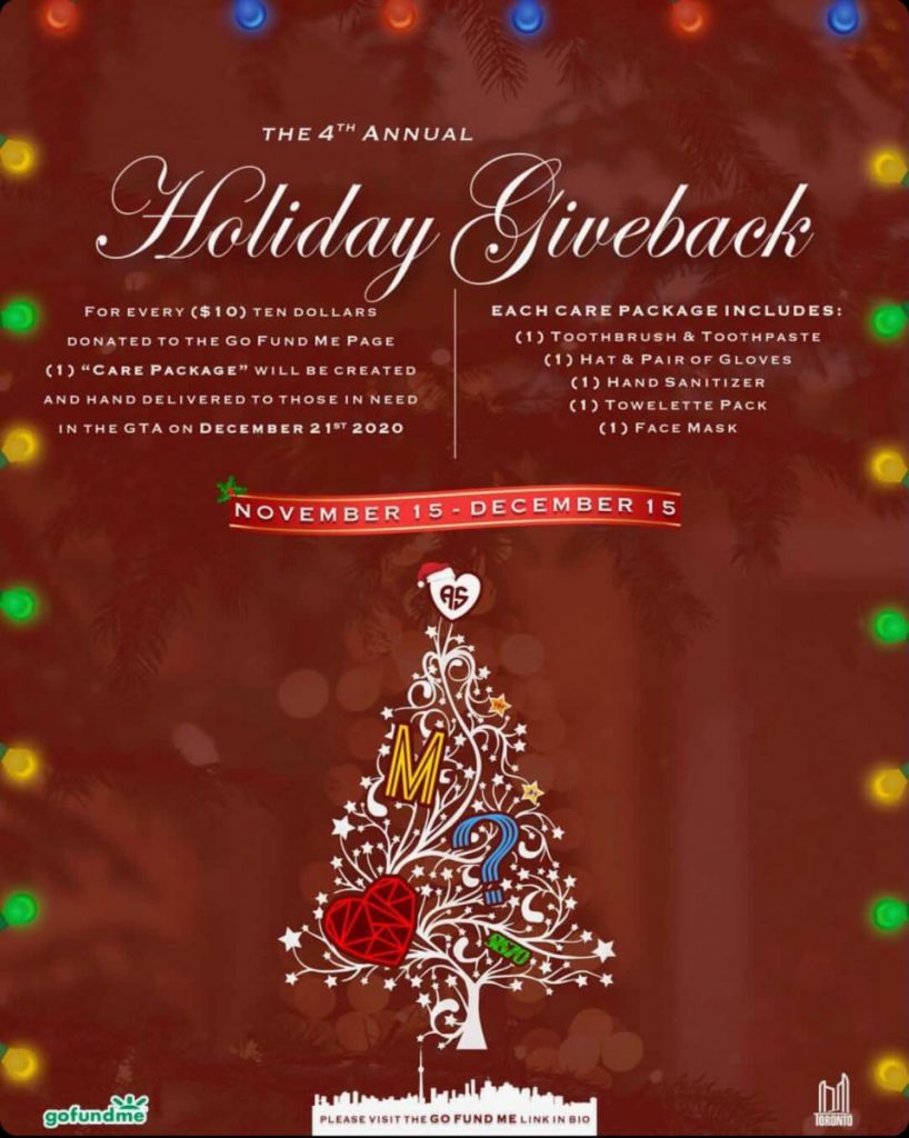 The fourth annual Holiday Giveback
